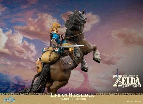 THE LEGEND OF ZELDA – Statuette Link on Horseback Breath of the Wild 56 cm – Image 11