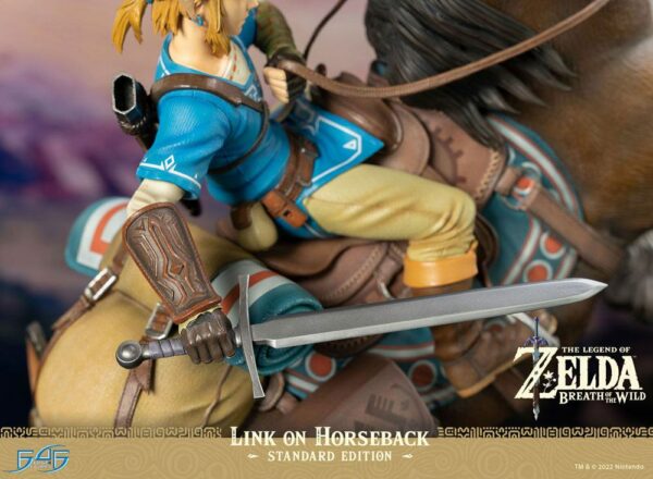 THE LEGEND OF ZELDA – Statuette Link on Horseback Breath of the Wild 56 cm – Image 13