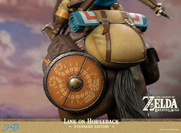 THE LEGEND OF ZELDA – Statuette Link on Horseback Breath of the Wild 56 cm – Image 14