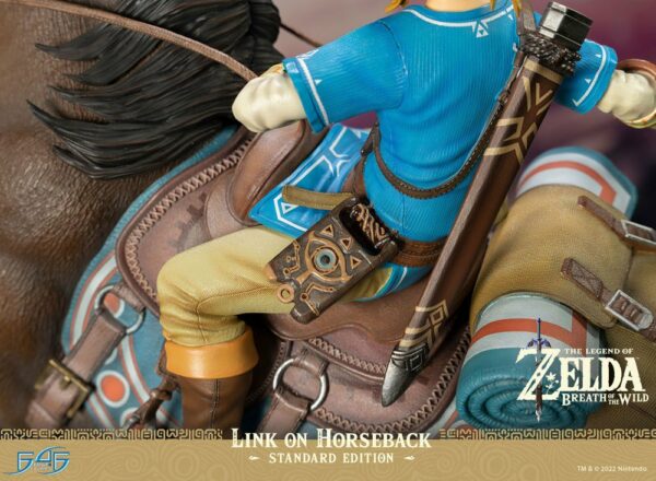 THE LEGEND OF ZELDA – Statuette Link on Horseback Breath of the Wild 56 cm – Image 16