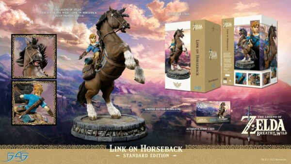 THE LEGEND OF ZELDA – Statuette Link on Horseback Breath of the Wild 56 cm – Image 27