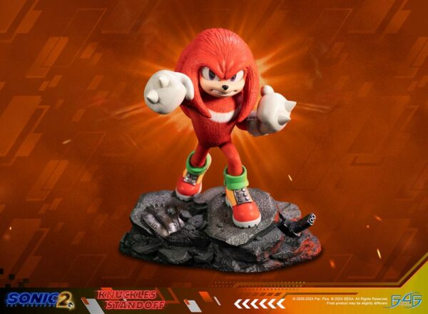 SONIC THE HEDGEHOG – Statuette Knuckles Standoff 30 cm – Image 3