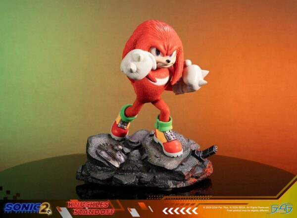 SONIC THE HEDGEHOG – Statuette Knuckles Standoff 30 cm – Image 4