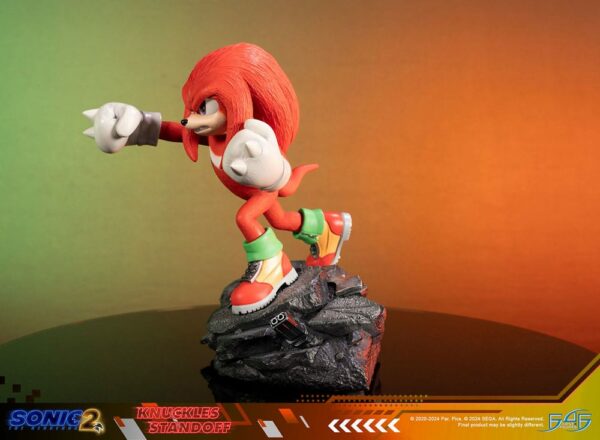 SONIC THE HEDGEHOG – Statuette Knuckles Standoff 30 cm – Image 9