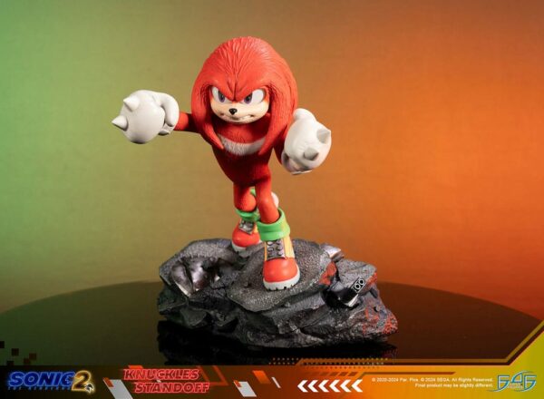 SONIC THE HEDGEHOG – Statuette Knuckles Standoff 30 cm – Image 10