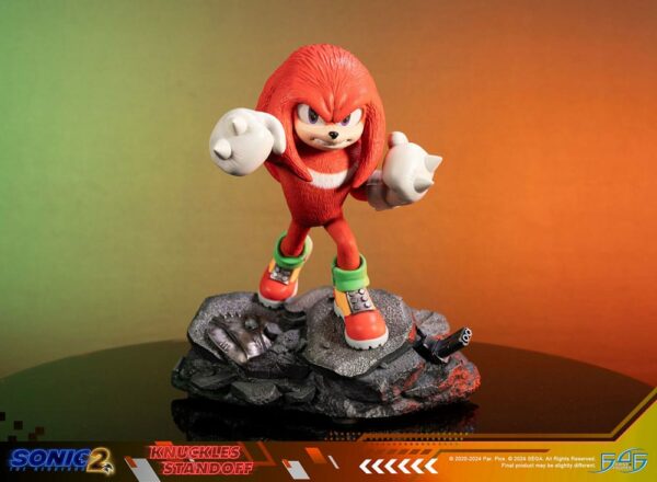 SONIC THE HEDGEHOG – Statuette Knuckles Standoff 30 cm – Image 11