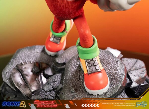 SONIC THE HEDGEHOG – Statuette Knuckles Standoff 30 cm – Image 12