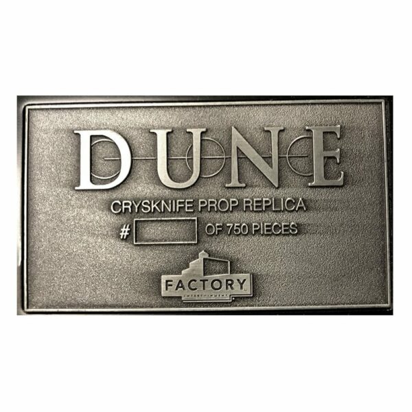 DUNE - Réplique 1/1 Crysknife Limited Edition 25 cm (Dune 1984) – Image 12