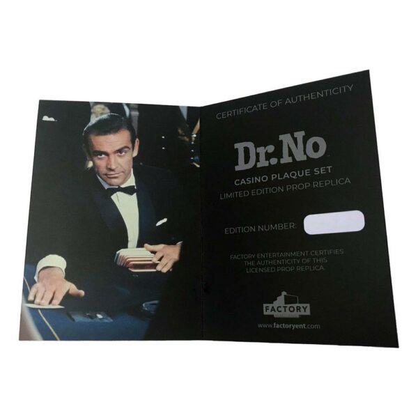 JAMES BOND - Réplique 1/1 Casino Plaques de Dr. No Edition Limitée – Image 18