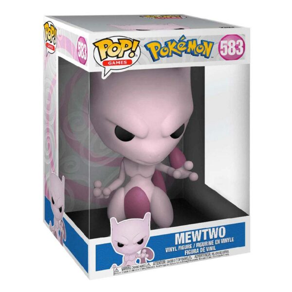 Mewtwo – Figurine Pokémon Funko POP! Supersized n°583 – Image 2