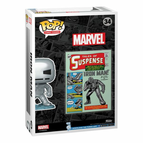 Iron Man Comic Cover (Tales of Suspense #39) – Figurine Marvel Comics POP! n°34 – Image 3