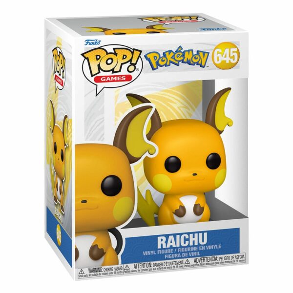 Raichu – Figurine Pokémon Funko POP! n°645 – Image 2