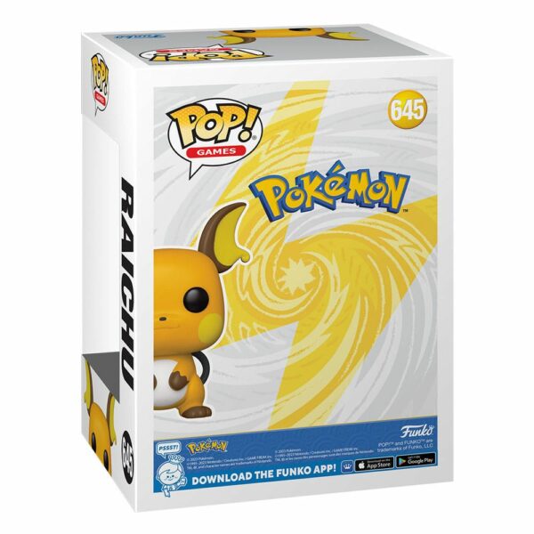 Raichu – Figurine Pokémon Funko POP! n°645 – Image 3
