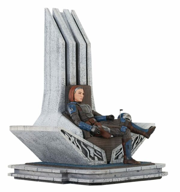 STAR WARS – Statuette Premier Collection 1/7 Bo-Katan on Throne (The Mandalorian) 35 cm – Image 2