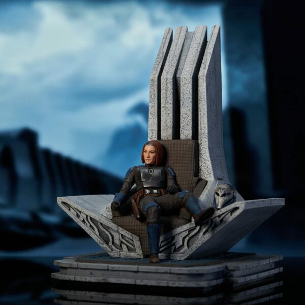 STAR WARS – Statuette Premier Collection 1/7 Bo-Katan on Throne (The Mandalorian) 35 cm – Image 6