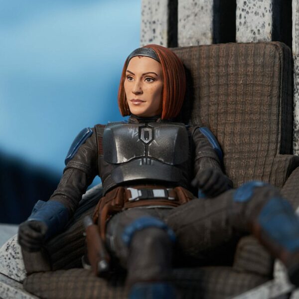 STAR WARS – Statuette Premier Collection 1/7 Bo-Katan on Throne (The Mandalorian) 35 cm – Image 10