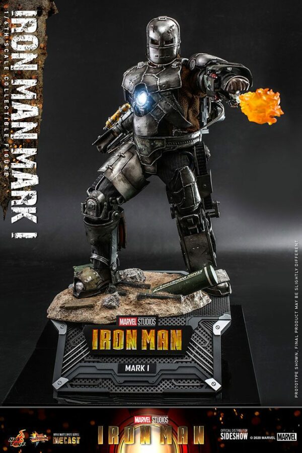 MARVEL – Figurine 1/6 Movie Masterpiece Iron Man Mark I 30 cm – Image 2