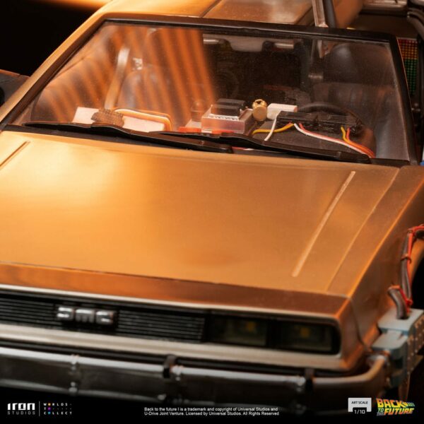 RETOUR VERS LE FUTUR - Statuette 1/10 Art Scale DeLorean 23 cm – Image 11