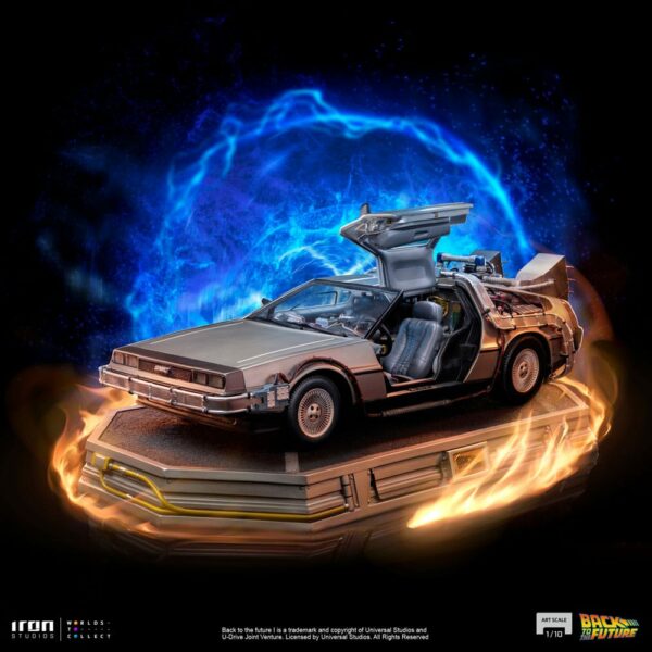 RETOUR VERS LE FUTUR - Statuette 1/10 Art Scale DeLorean 23 cm – Image 12