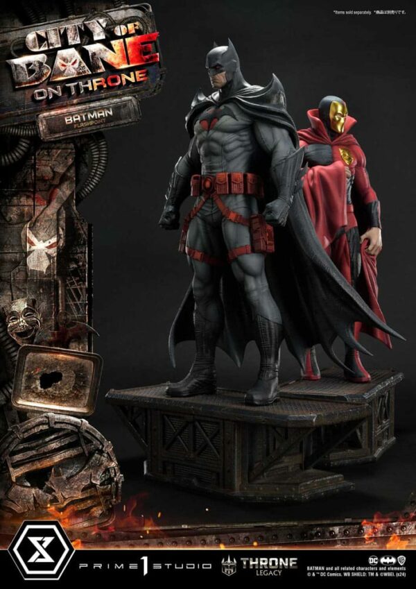 DC COMICS – Statuette 1/4 Throne Legacy Collection Flashpoint Batman 60 cm – Image 11