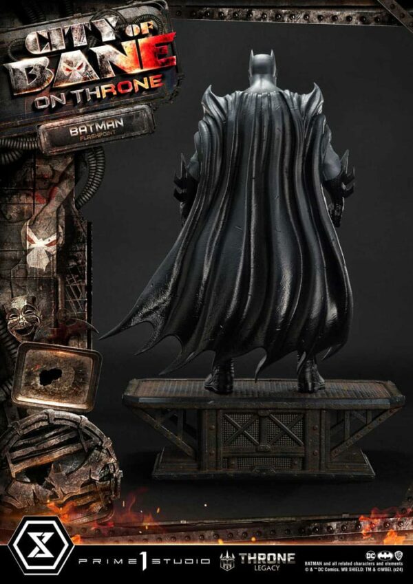 DC COMICS – Statuette 1/4 Throne Legacy Collection Flashpoint Batman Bonus Version 60 cm – Image 9