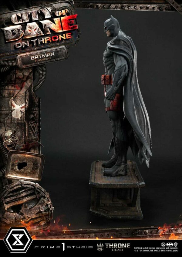 DC COMICS – Statuette 1/4 Throne Legacy Collection Flashpoint Batman Bonus Version 60 cm – Image 10