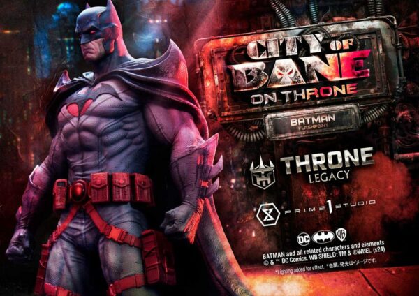 DC COMICS – Statuette 1/4 Throne Legacy Collection Flashpoint Batman Bonus Version 60 cm – Image 12