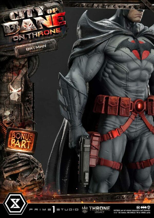 DC COMICS – Statuette 1/4 Throne Legacy Collection Flashpoint Batman Bonus Version 60 cm – Image 13