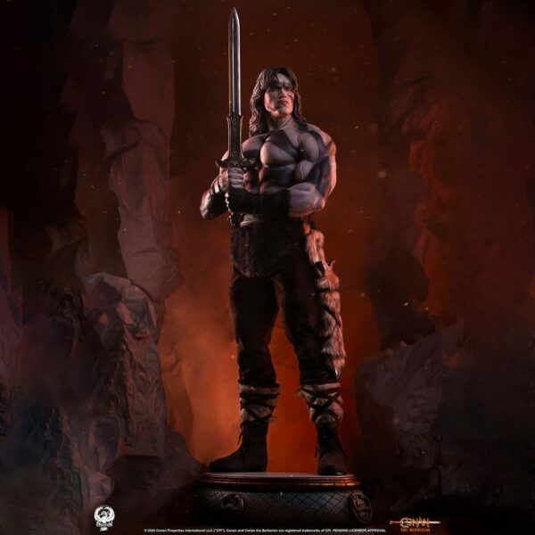 CONAN LE BARBARE – Statuette Elite Series 1/2 Conan Warpaint Edition 116 cm – Image 2