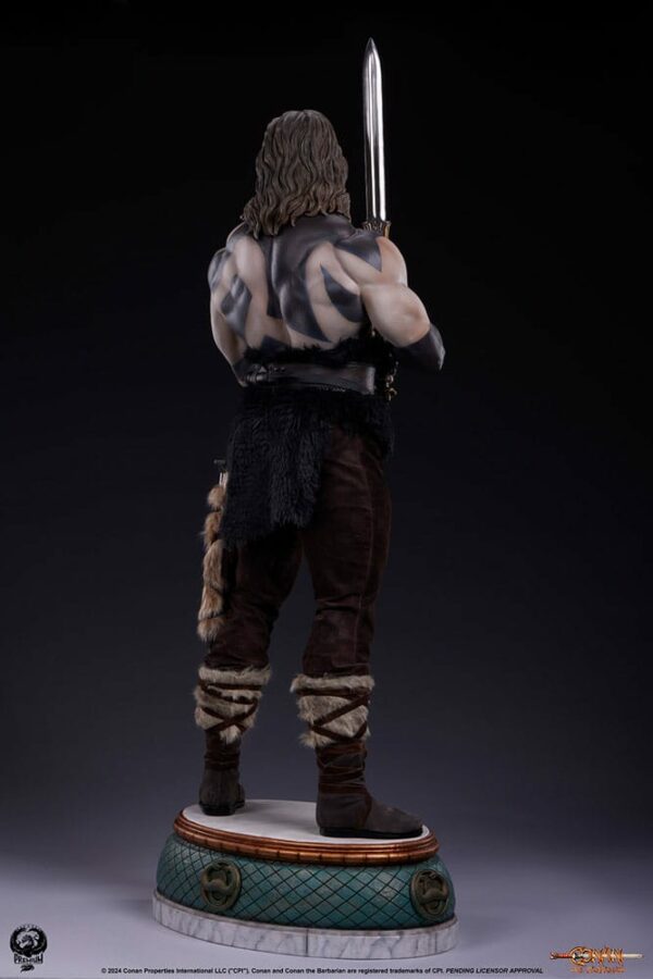 CONAN LE BARBARE – Statuette Elite Series 1/2 Conan Warpaint Edition 116 cm – Image 9