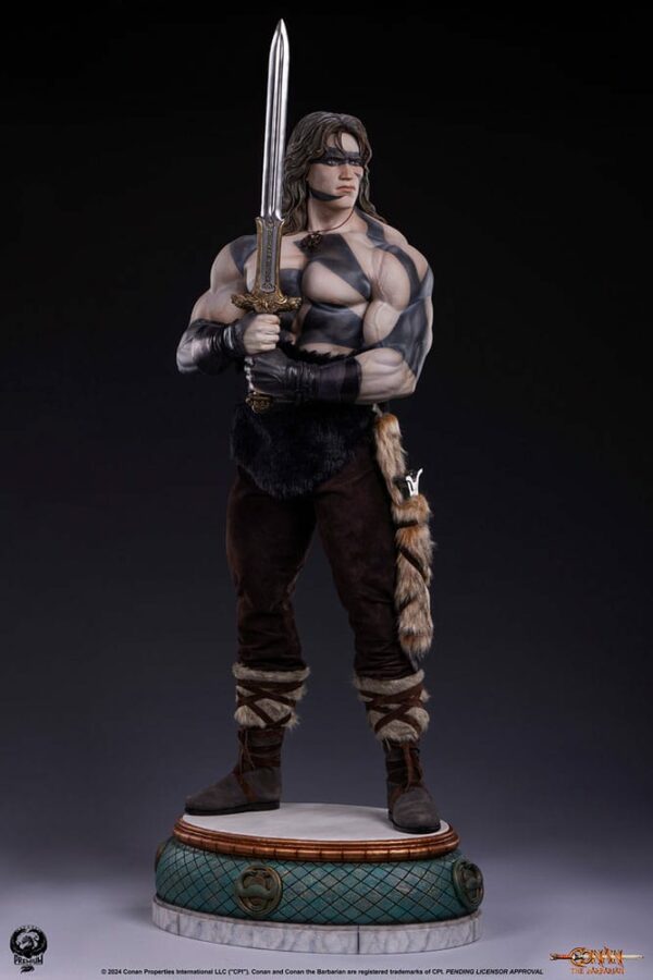 CONAN LE BARBARE – Statuette Elite Series 1/2 Conan Warpaint Edition 116 cm – Image 12