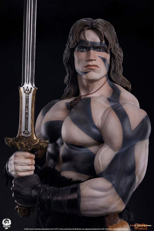 CONAN LE BARBARE – Statuette Elite Series 1/2 Conan Warpaint Edition 116 cm – Image 13