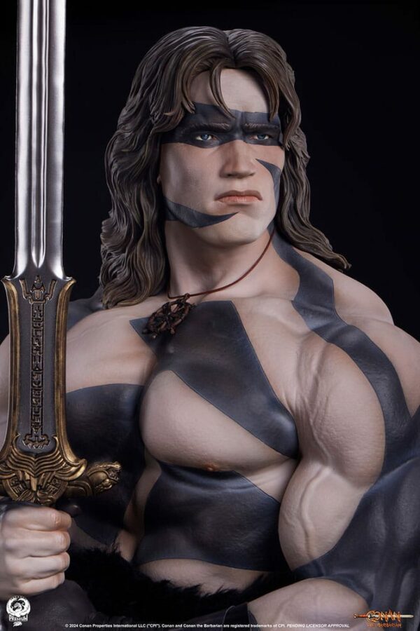 CONAN LE BARBARE – Statuette Elite Series 1/2 Conan Warpaint Edition 116 cm – Image 14