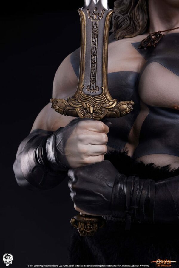 CONAN LE BARBARE – Statuette Elite Series 1/2 Conan Warpaint Edition 116 cm – Image 16