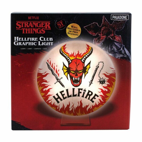STRANGER THINGS – Lampe veilleuse Logo Hellfire Club 20 cm – Image 2