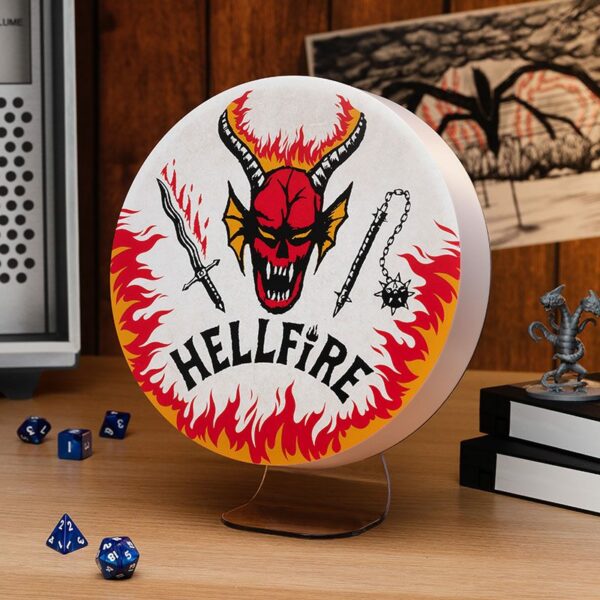 STRANGER THINGS – Lampe veilleuse Logo Hellfire Club 20 cm – Image 7