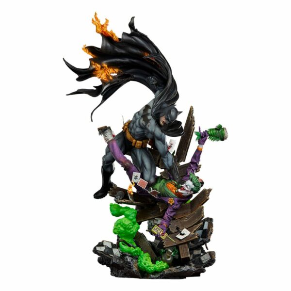 DC COMICS – Statuette Premium Format Batman vs The Joker: Eternal Enemies 81 cm – Image 12