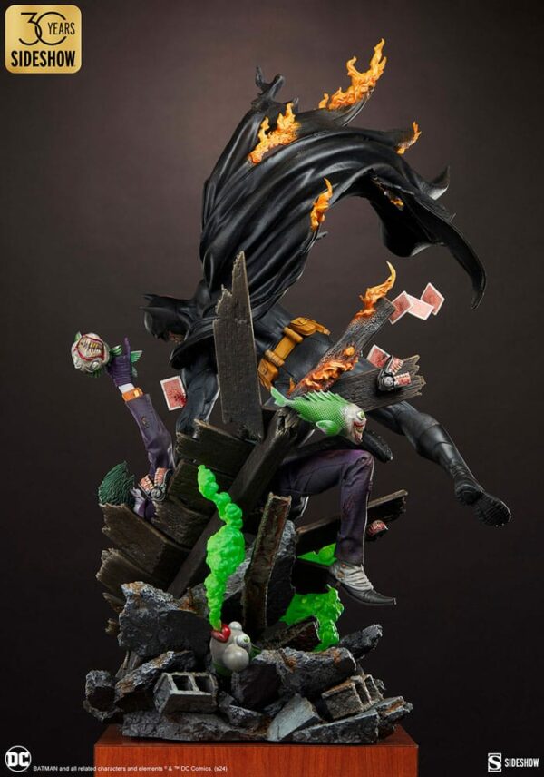 DC COMICS – Statuette Premium Format Batman vs The Joker: Eternal Enemies 81 cm – Image 8
