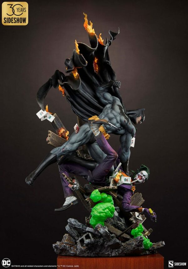 DC COMICS – Statuette Premium Format Batman vs The Joker: Eternal Enemies 81 cm – Image 9