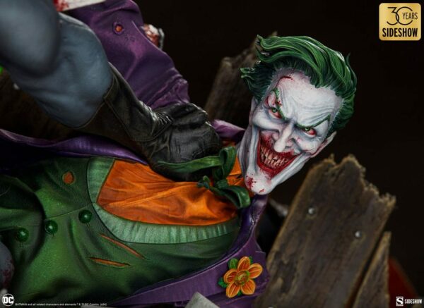 DC COMICS – Statuette Premium Format Batman vs The Joker: Eternal Enemies 81 cm – Image 10