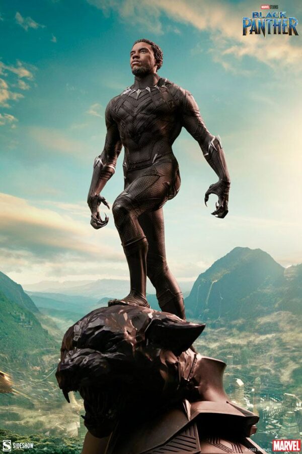 MARVEL – Statuette Premium Format 1/4 Black Panther 67 cm – Image 3