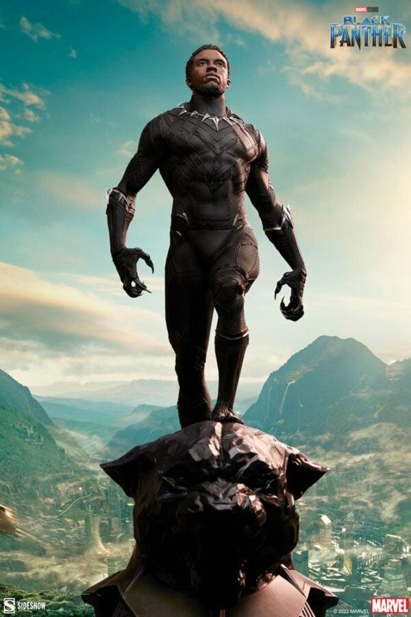 MARVEL – Statuette Premium Format 1/4 Black Panther 67 cm – Image 4