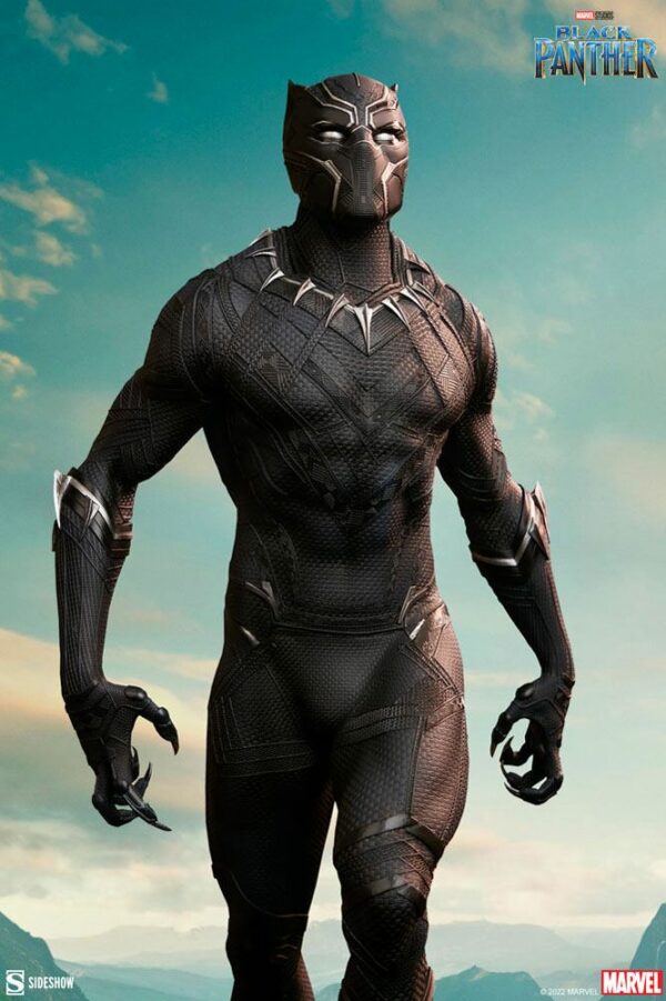 MARVEL – Statuette Premium Format 1/4 Black Panther 67 cm – Image 5