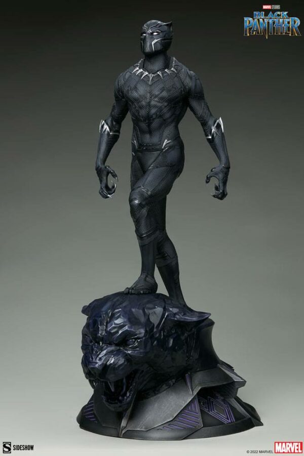 MARVEL – Statuette Premium Format 1/4 Black Panther 67 cm – Image 7