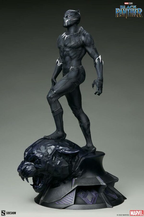 MARVEL – Statuette Premium Format 1/4 Black Panther 67 cm – Image 8