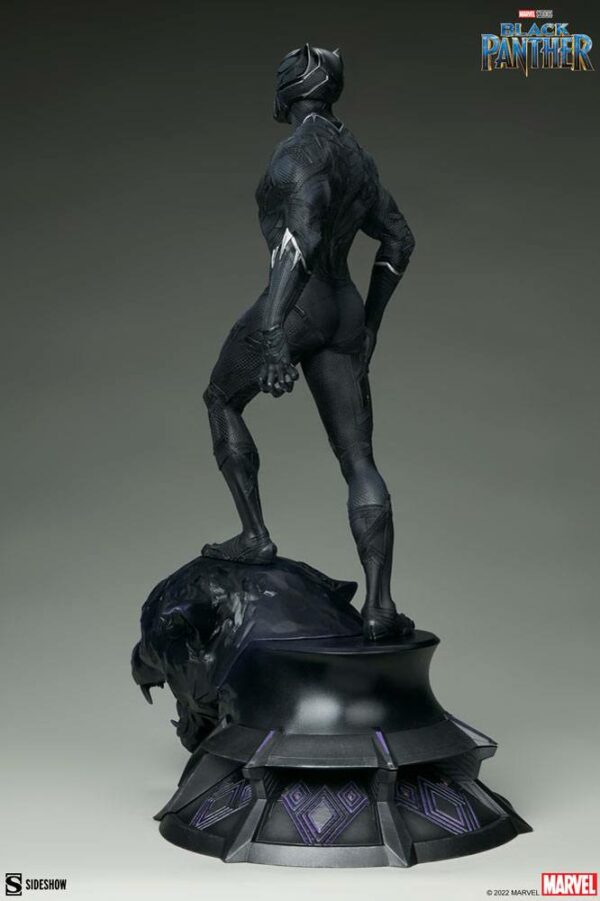 MARVEL – Statuette Premium Format 1/4 Black Panther 67 cm – Image 9