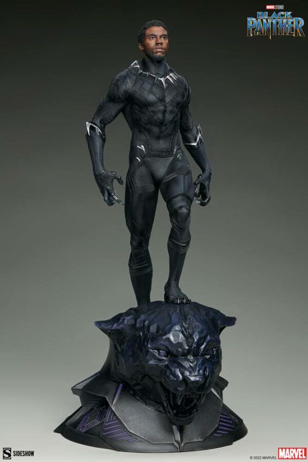 MARVEL – Statuette Premium Format 1/4 Black Panther 67 cm – Image 12