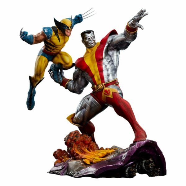 MARVEL – Statuette Premium Format Wolverine & Colossus 61 cm – Image 8