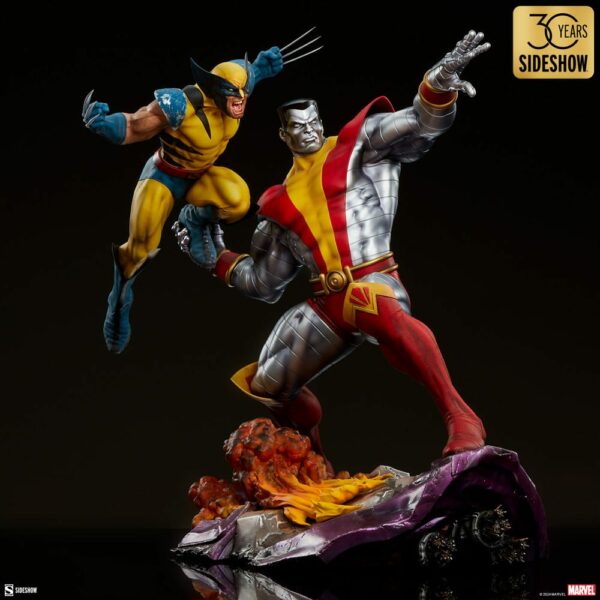 MARVEL – Statuette Premium Format Wolverine & Colossus 61 cm – Image 2