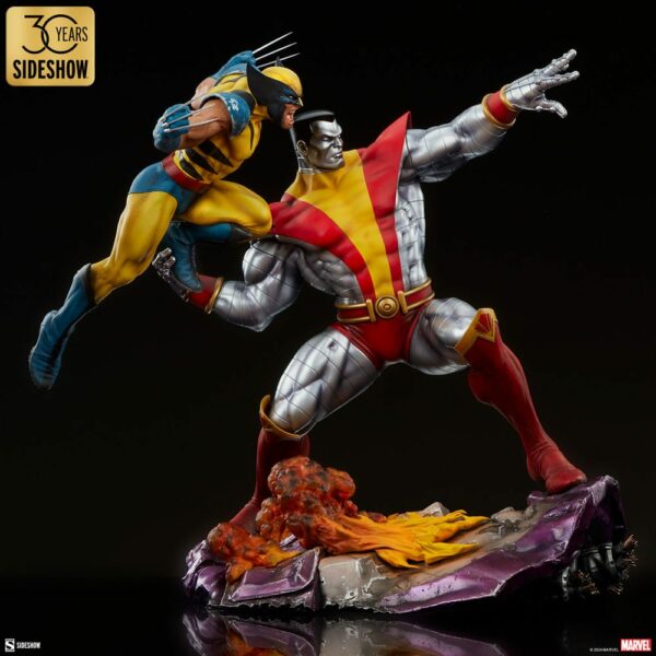 MARVEL – Statuette Premium Format Wolverine & Colossus 61 cm – Image 3